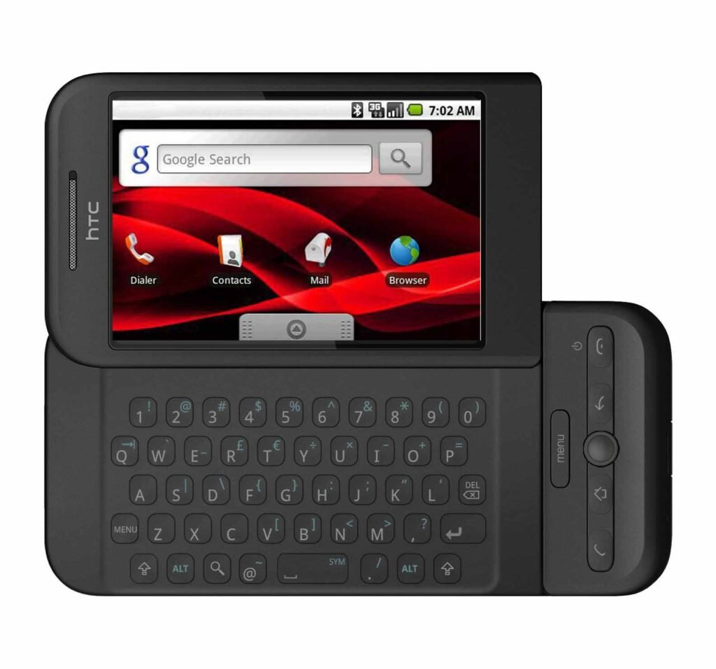 Black color  HTC Dream First Android Cell Phone